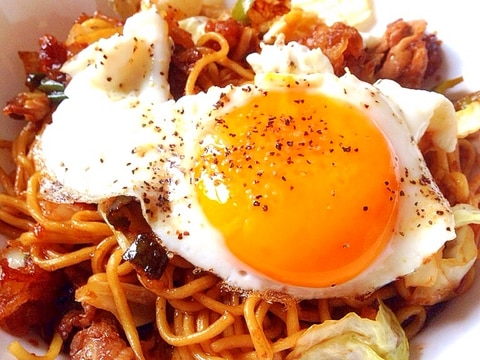 天かすでこんなに違う⁈試してみて!うちの焼きそば☆